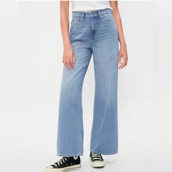 GAP Denim - GAP High Rise Wide-Leg Jeans